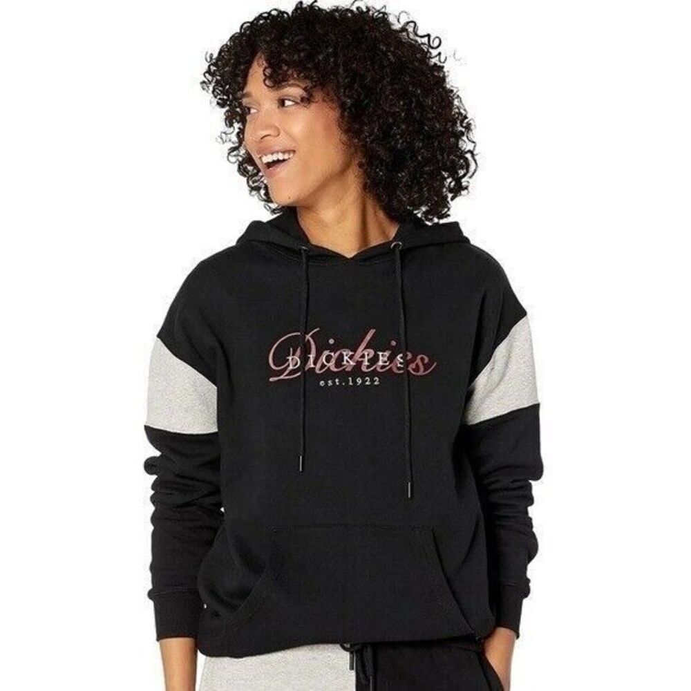 Dickies Juniors Relaxed Fleece Hoodie black, sweater